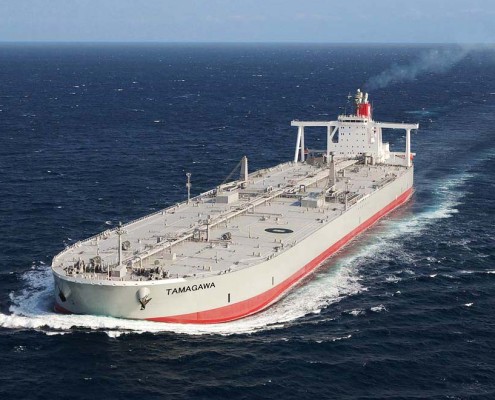 Tamagawa, Crude Oil Tanker – 160,133 DWT – Photo courtesy of “K” Line