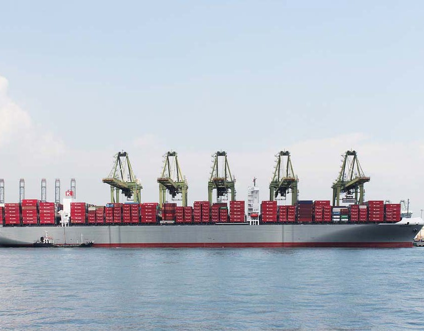 Millau Bridge, Container Ship – 150,709 DWT- Photo courtesy of “K” Line